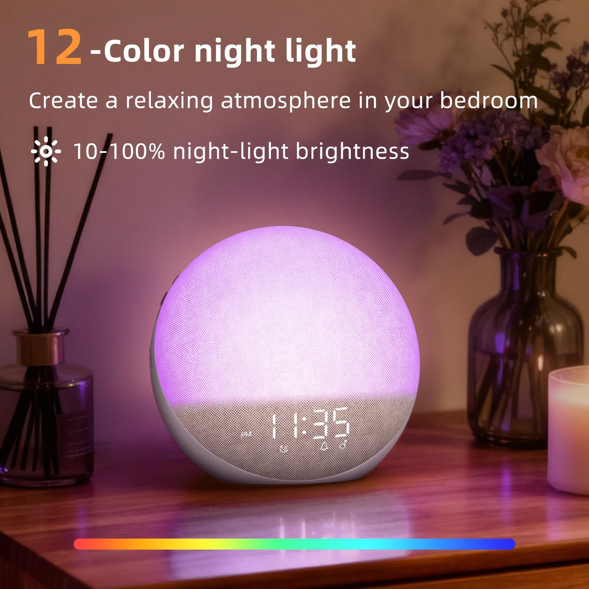 Sunrise Alarm Clock White Noise Machine F929682