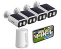 4MP Solar Security Cameras Wireless Outdoor S29743