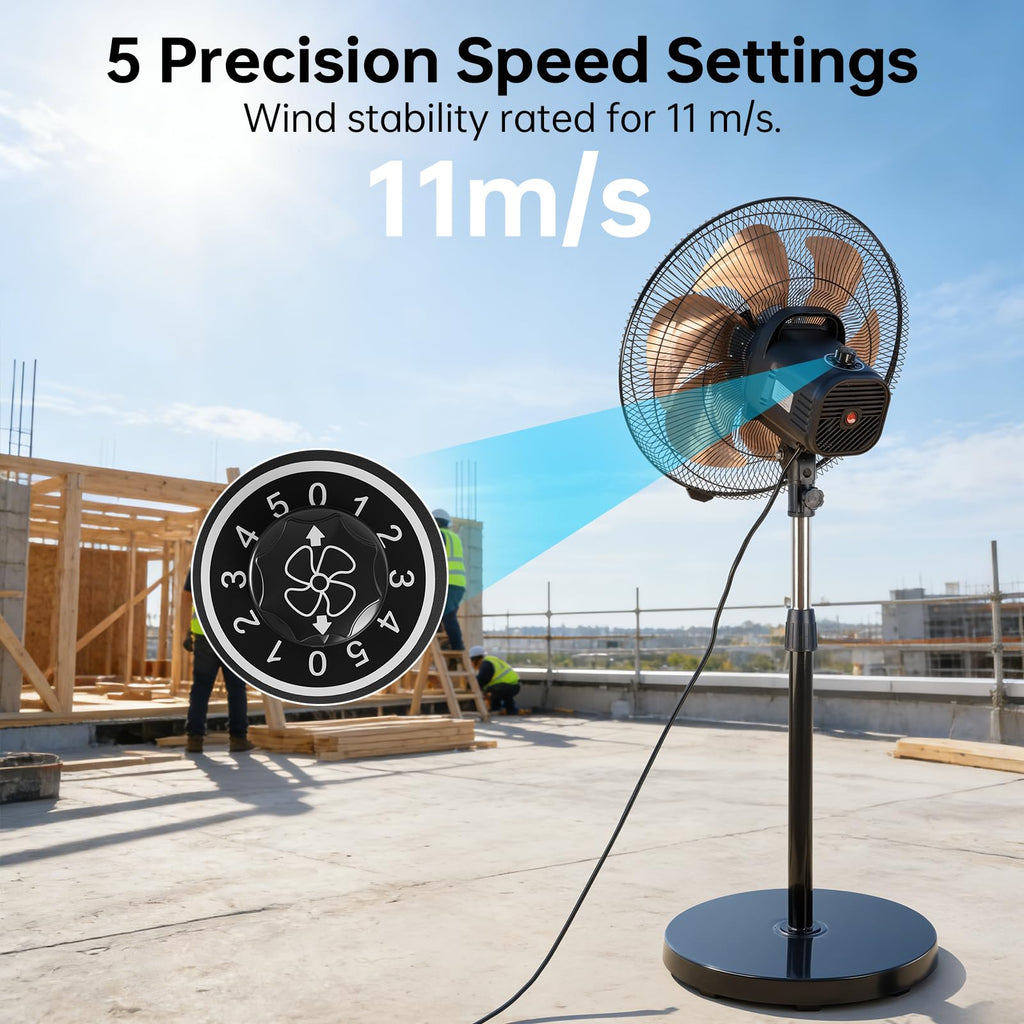 18 Inch Oscillating Metal Stand Fan O748160