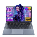 16GB RAM 256GB SSD Core i5 16" IPS FHD Laptop Computer Q7240