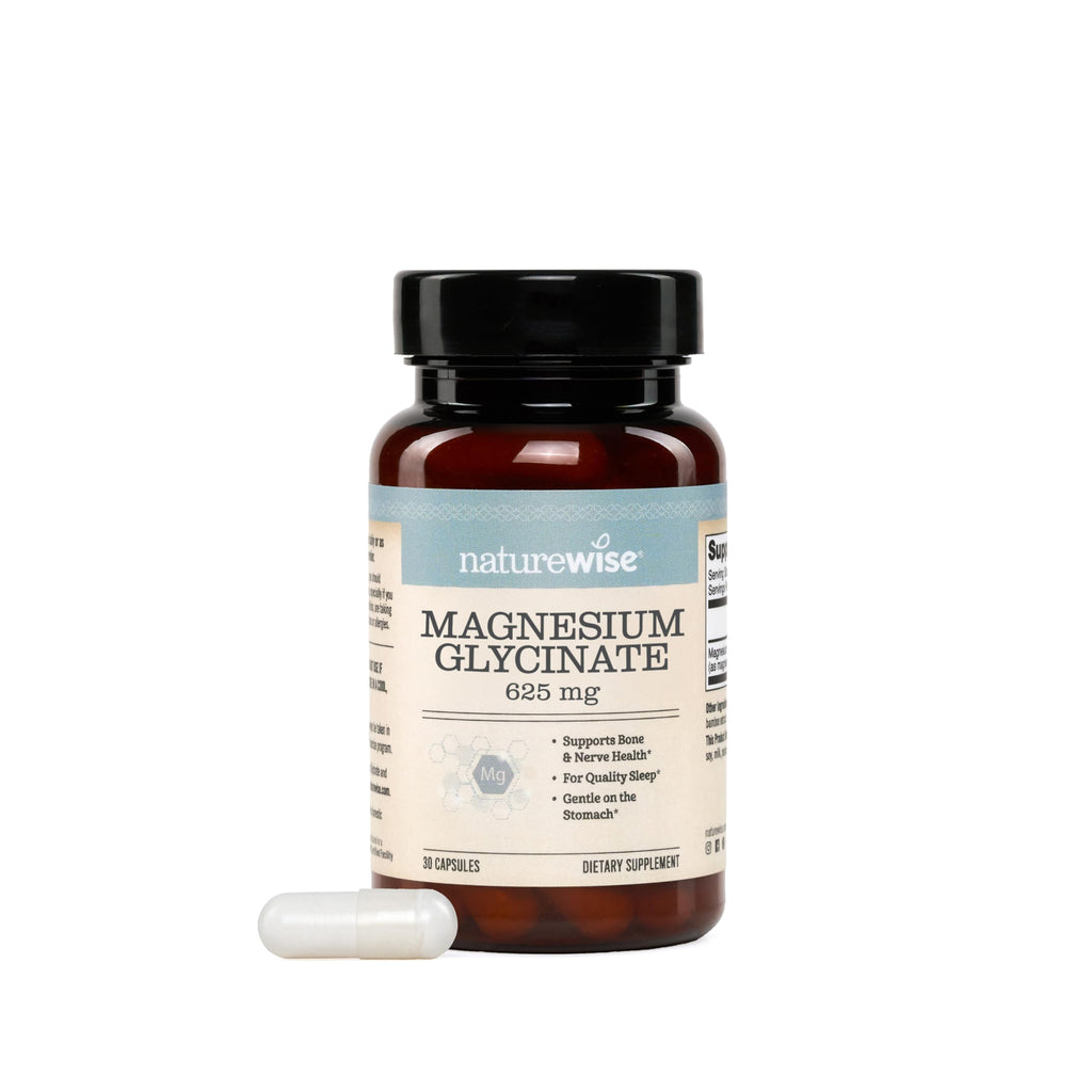 Magnesium Glycinate 625 mg Vegan 30 Capsules B976289