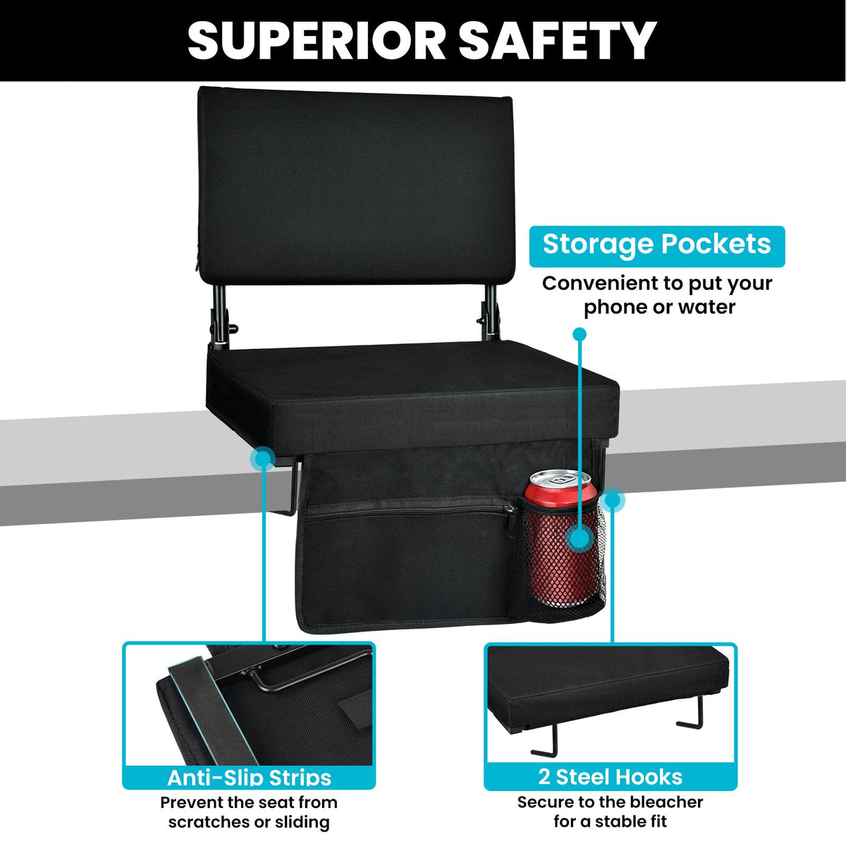 Stadium Seats with Back Support I568170