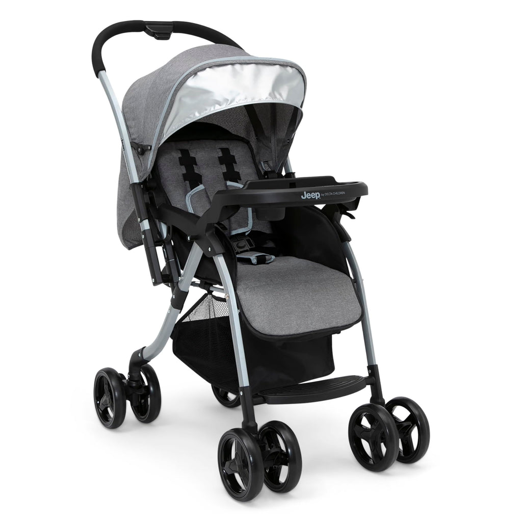 Grey Tweed Stroller F8292