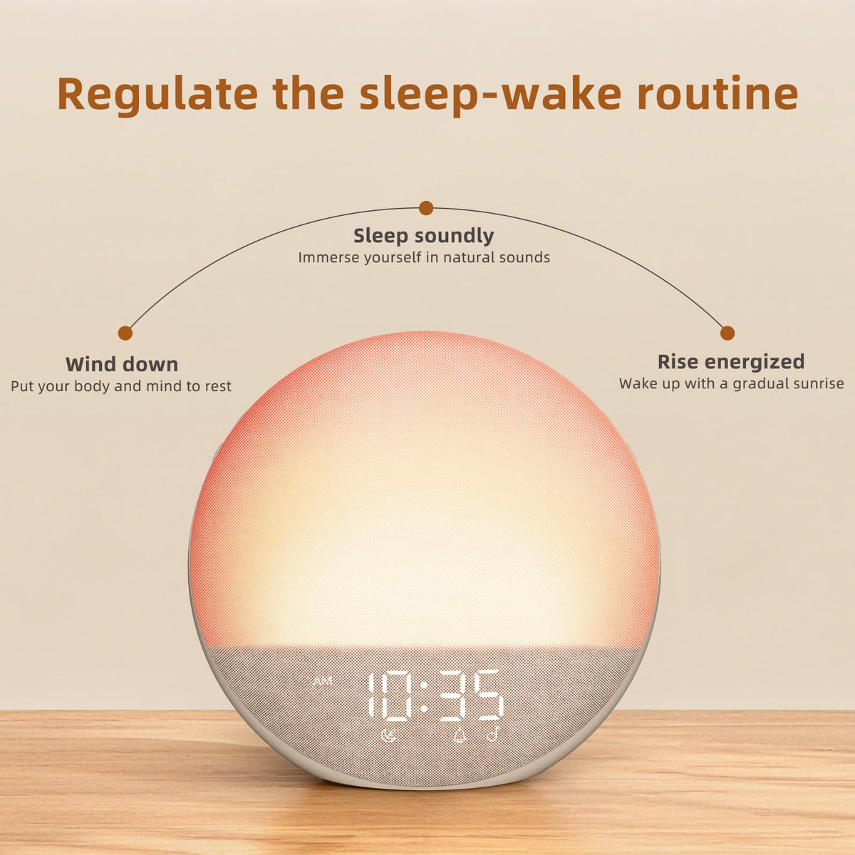 Sunrise Alarm Clock White Noise Machine F929682