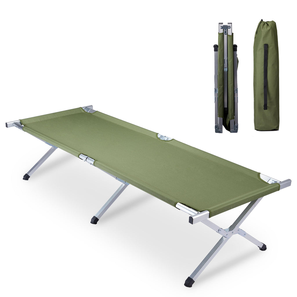 25" Wide Folding Camping Cot with Carry Bag X369