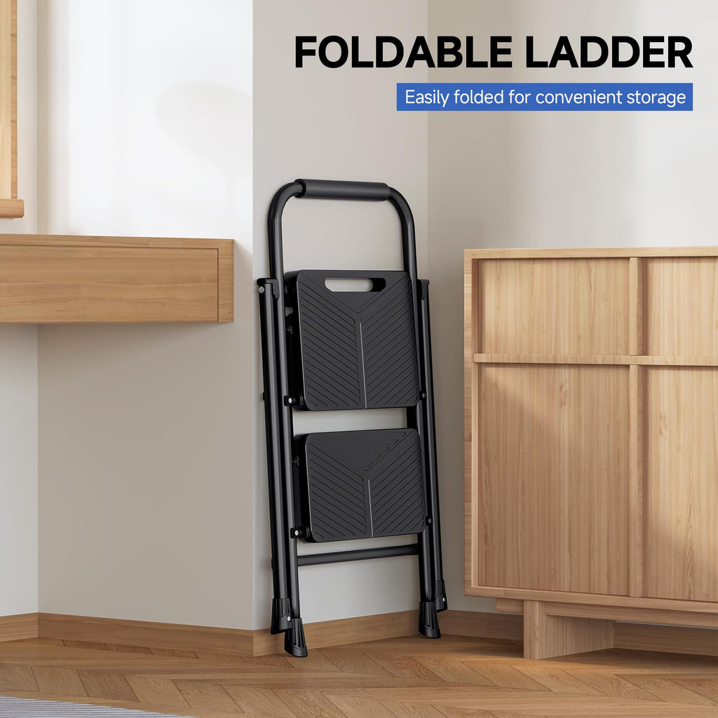 2 Step Ladder with Anti-Slip Pedals C271