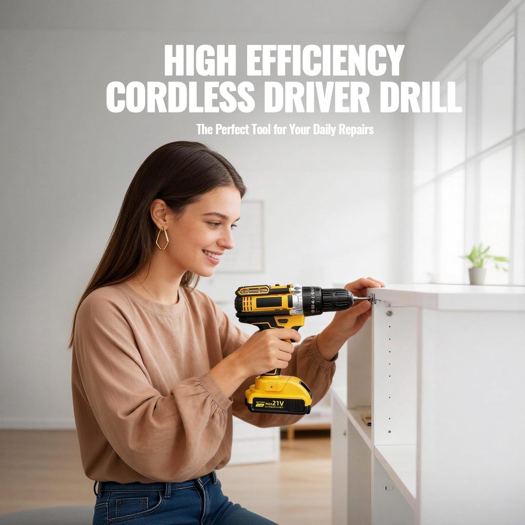 21V Cordless Drill Driver with 2 Batteries Z22631