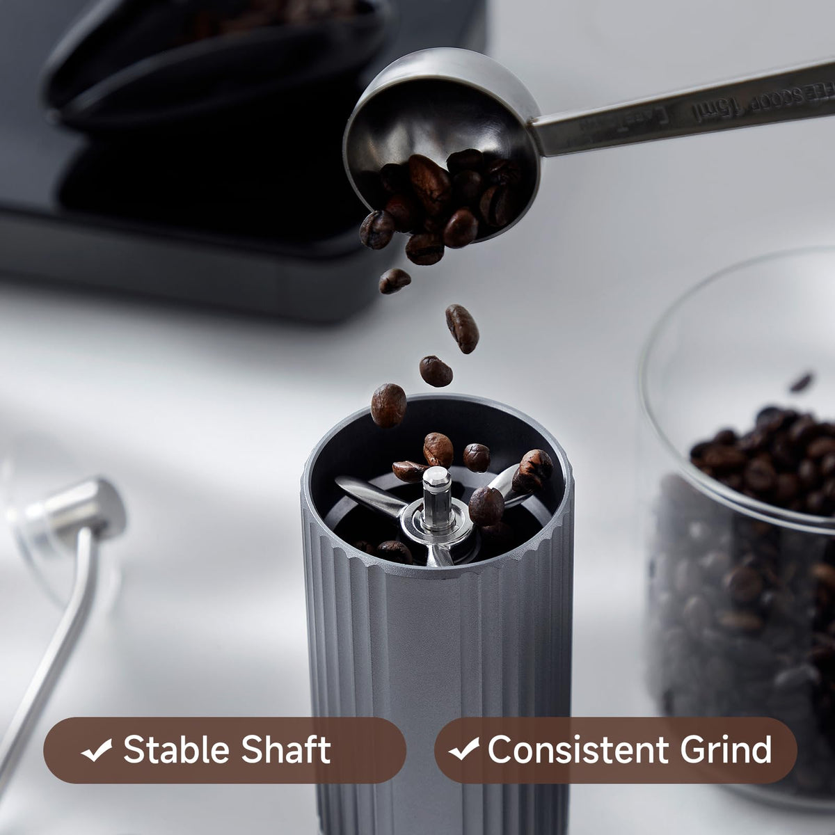 Manual Coffee Grinder, 25g Capacity E6071