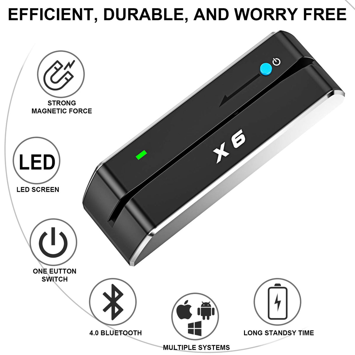 Magnetic Card Reader Writer USB 3 Tracks E986833