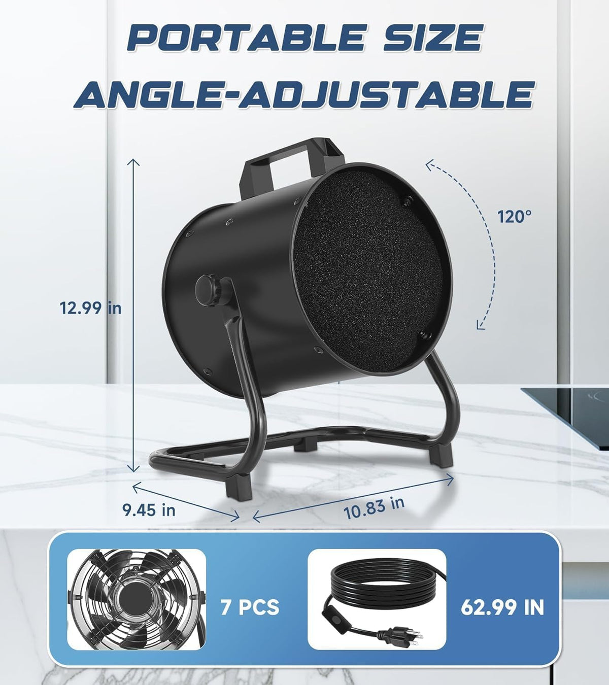 8'' Portable Range Hood with Switch F153