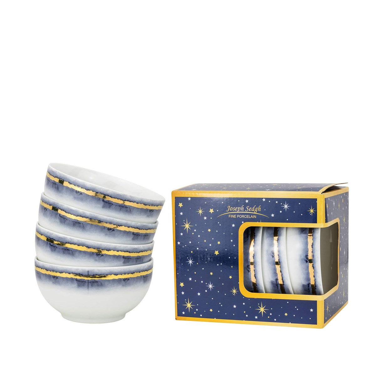 12-Piece Marble Porcelain Dinner Plates Set U49200