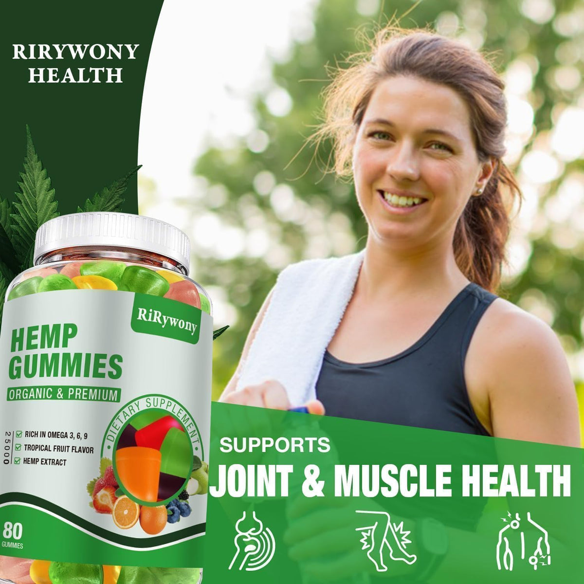 Hemp Gummies 3 Packs 240 Counts Y962992