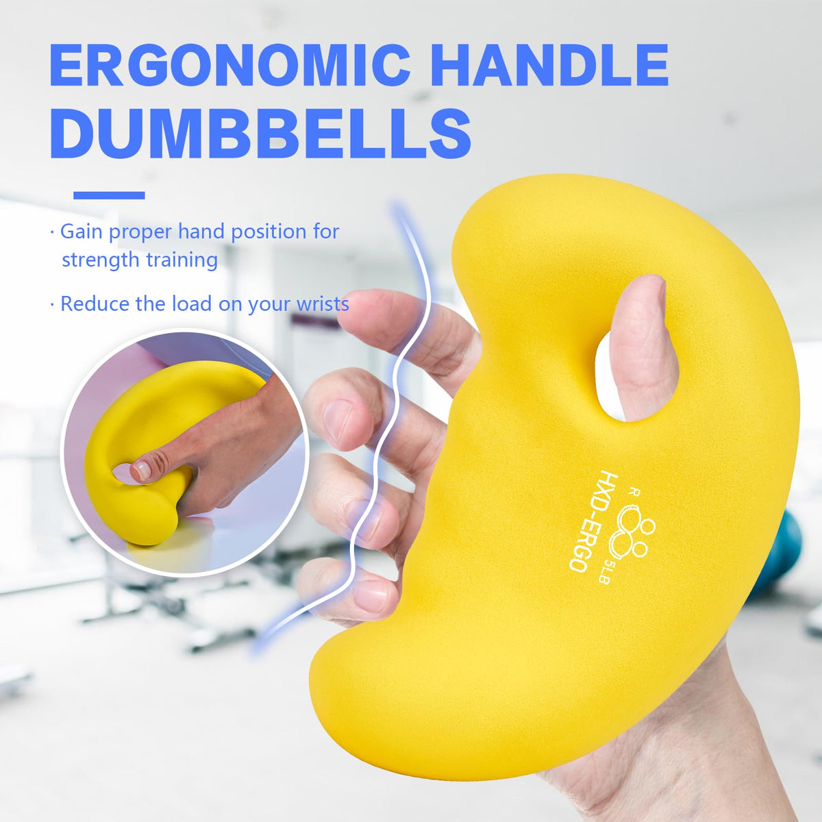 Ergonomic Dumbbells Weights Set I10105