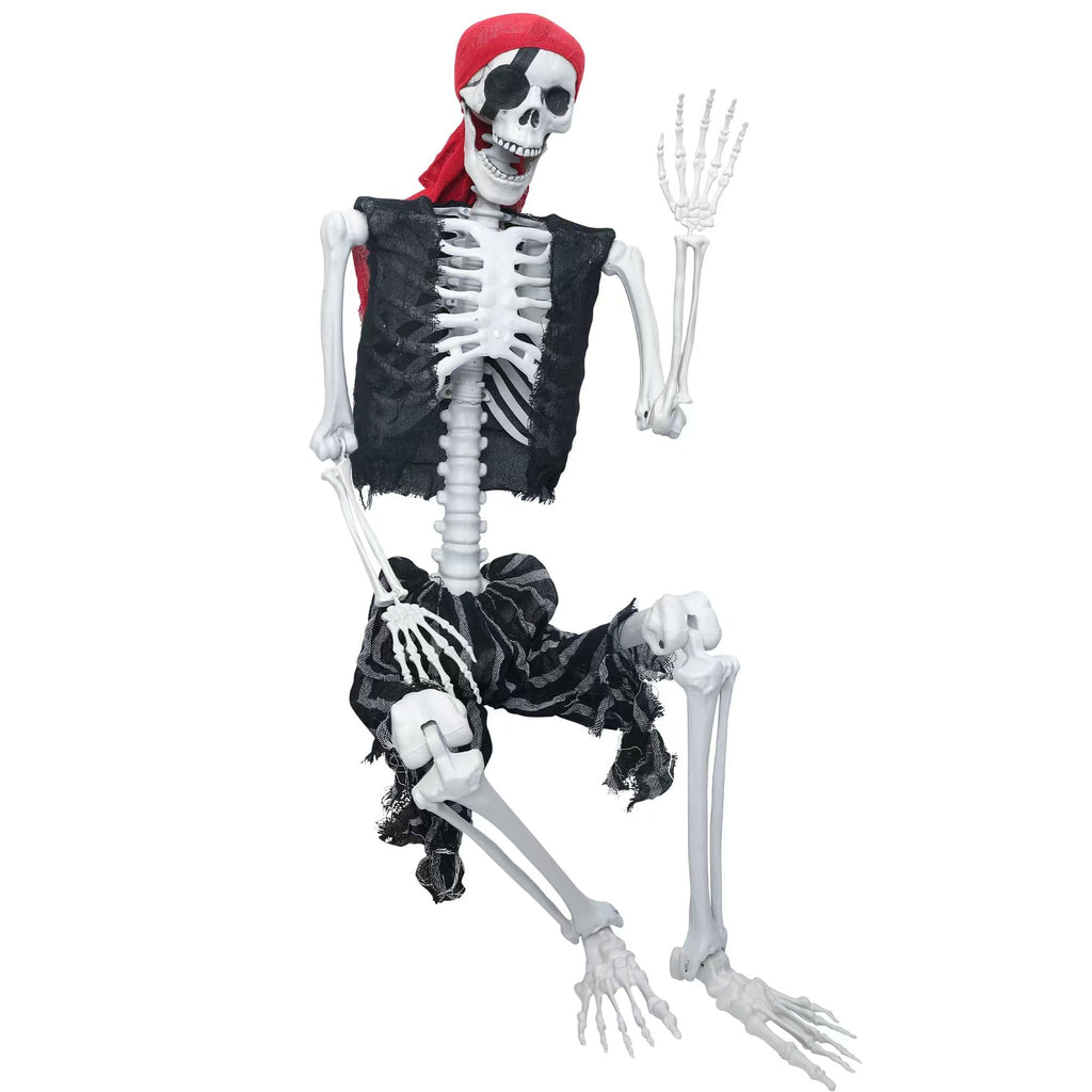 5.4ft Posable Life Size Skeleton with Movable Joints U784