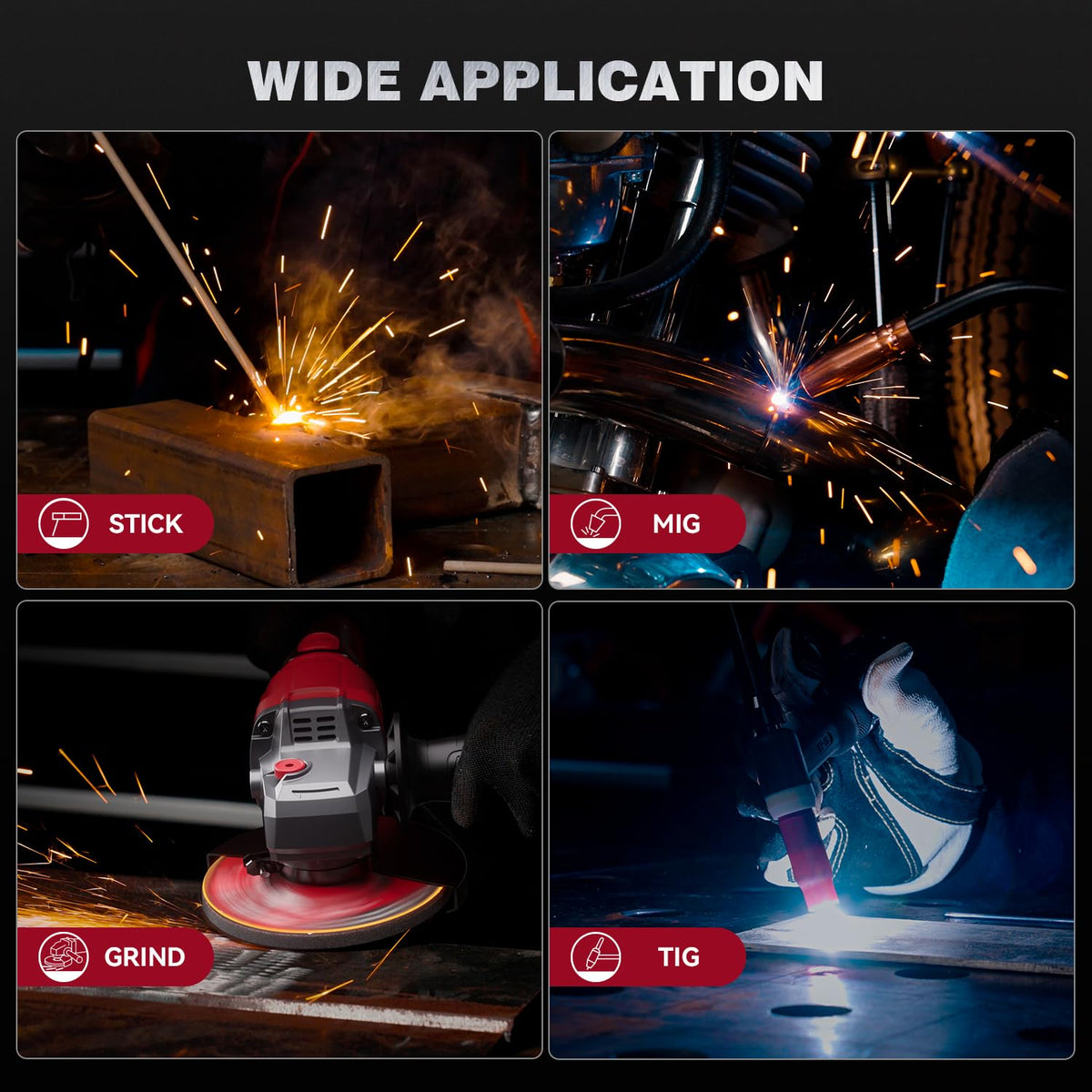 Auto Darkening Welding Helmet Shade 4/9-13 S46204