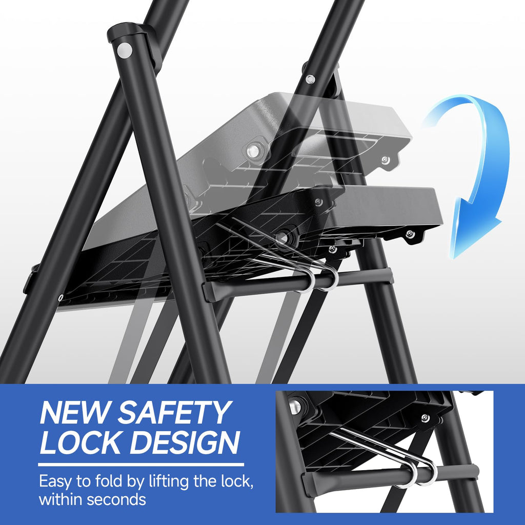 2 Step Ladder with Anti-Slip Pedals C271