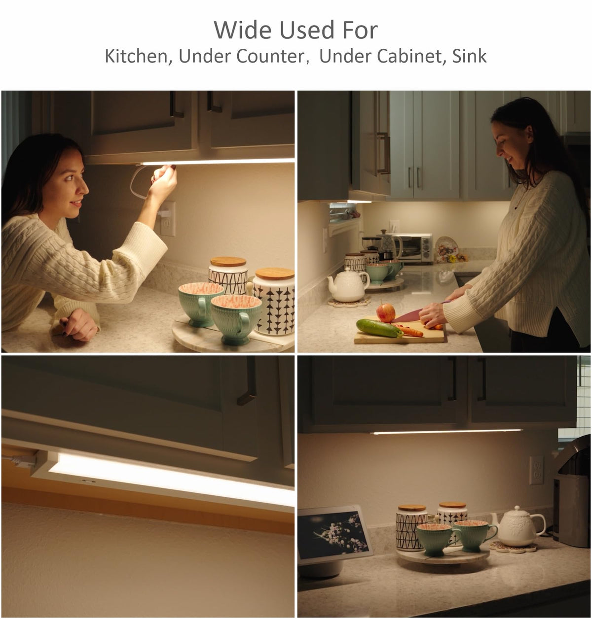 24 Inch 12W Dimmable LED Under Cabinet Lighting N605691