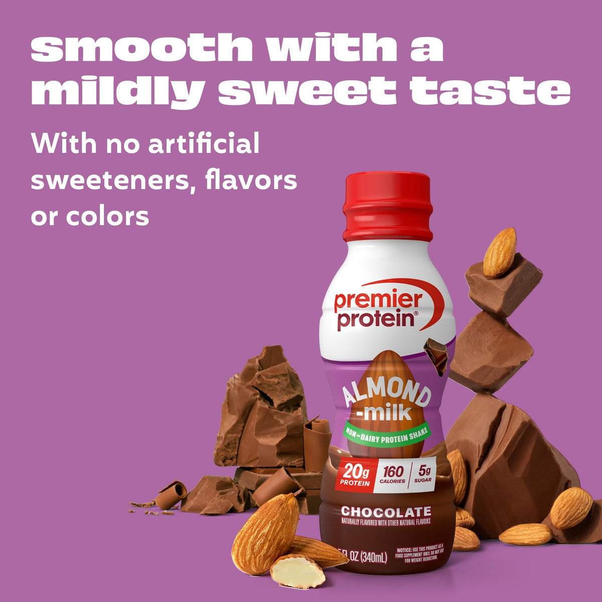 Chocolate Almondmilk Protein Shake 12 Pack M127