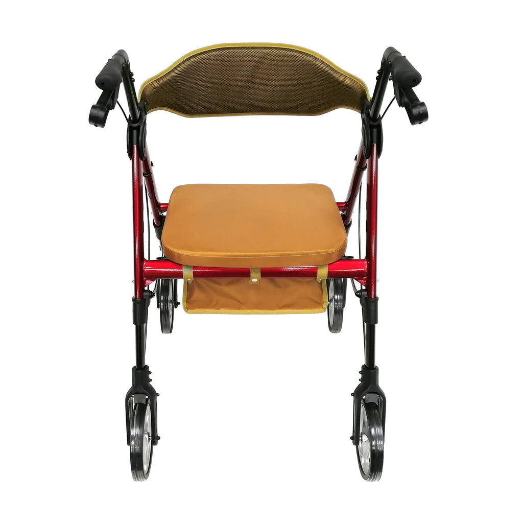 Heavy Duty 4 Wheel Rollator Walker with Seat T969