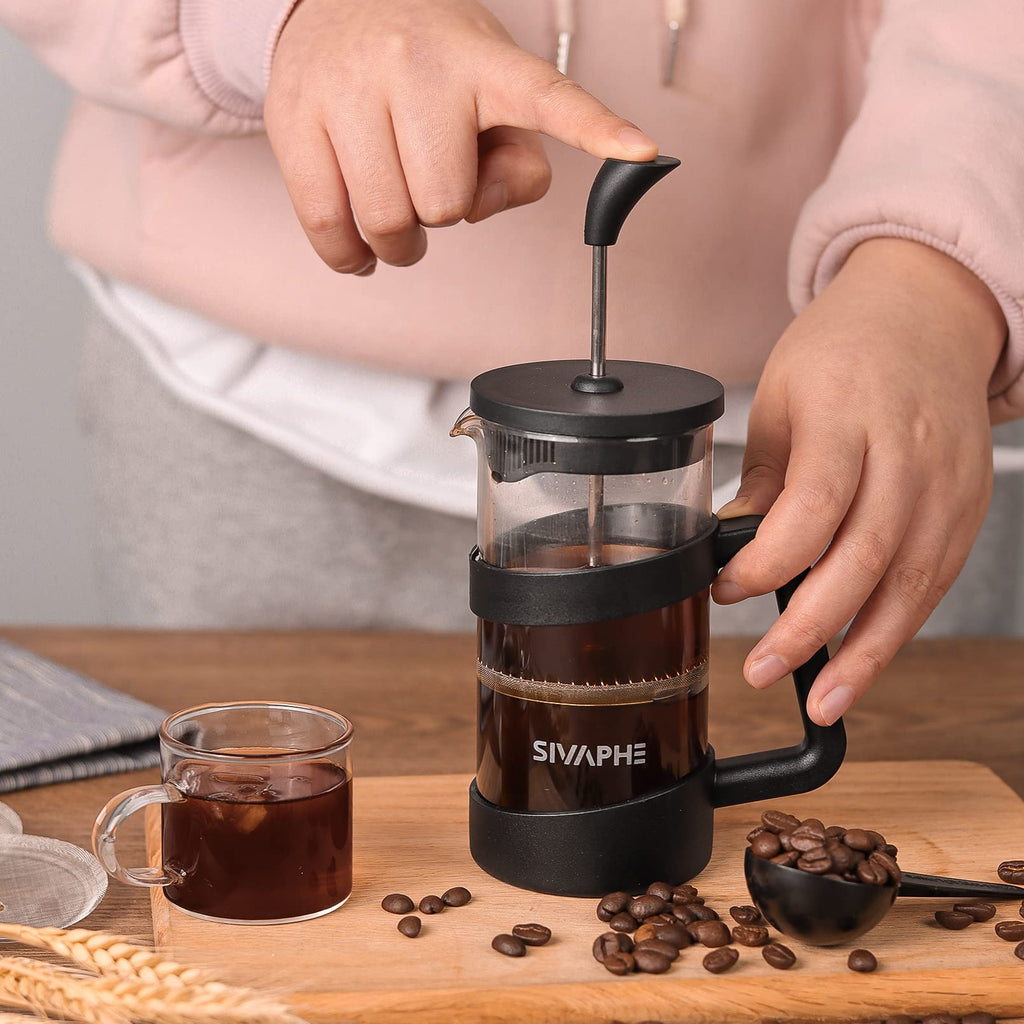 Small 12oz French Press Coffee Maker W9733