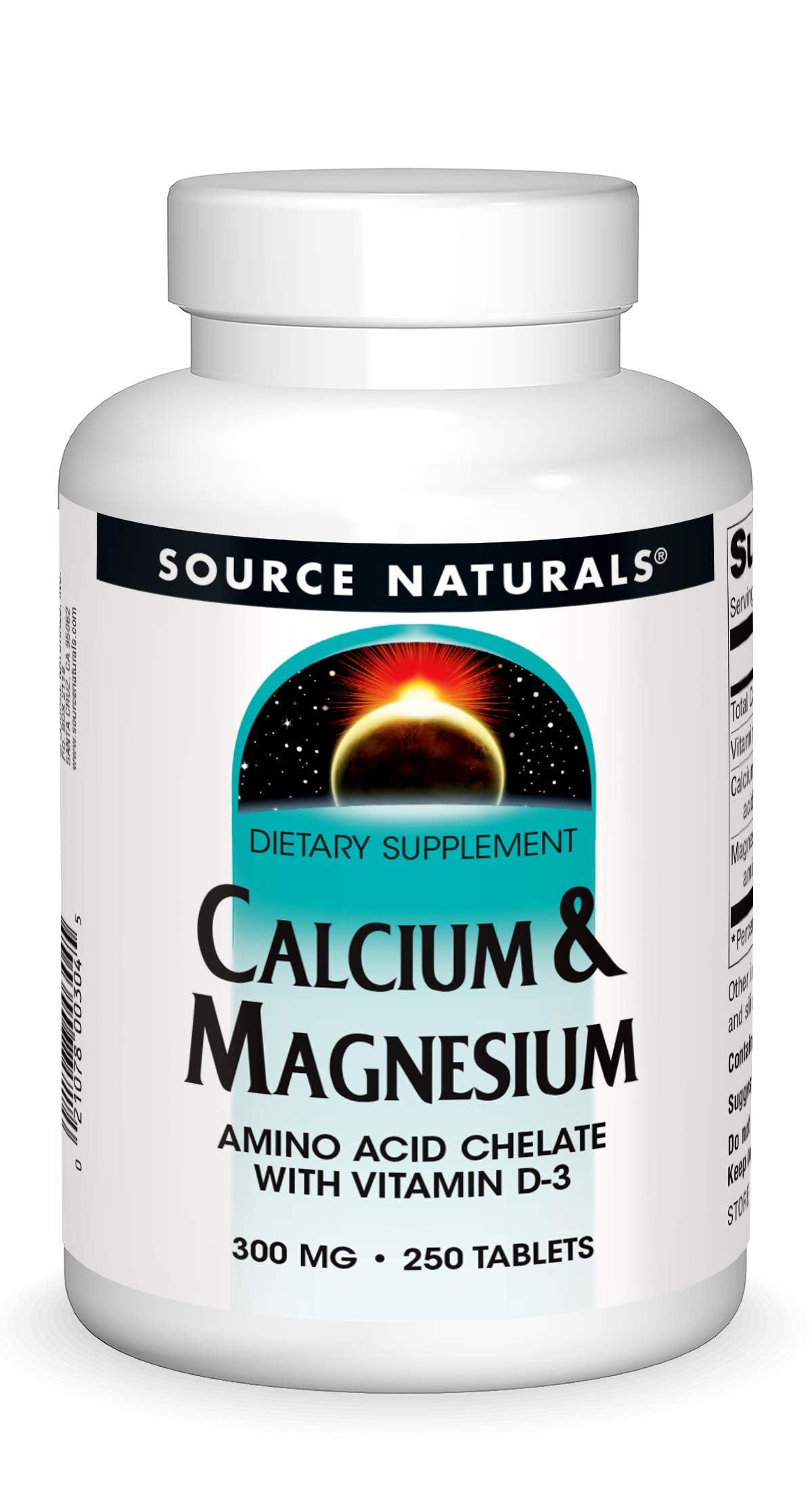 Calcium & Magnesium 300 MG 250 Tablets L93639