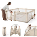 Foldable Baby Playpen with Gate Z438460