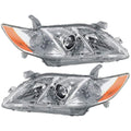 Toyota Camry Headlight 2007 2008 2009 Pair Driver and Passenger Side H50655