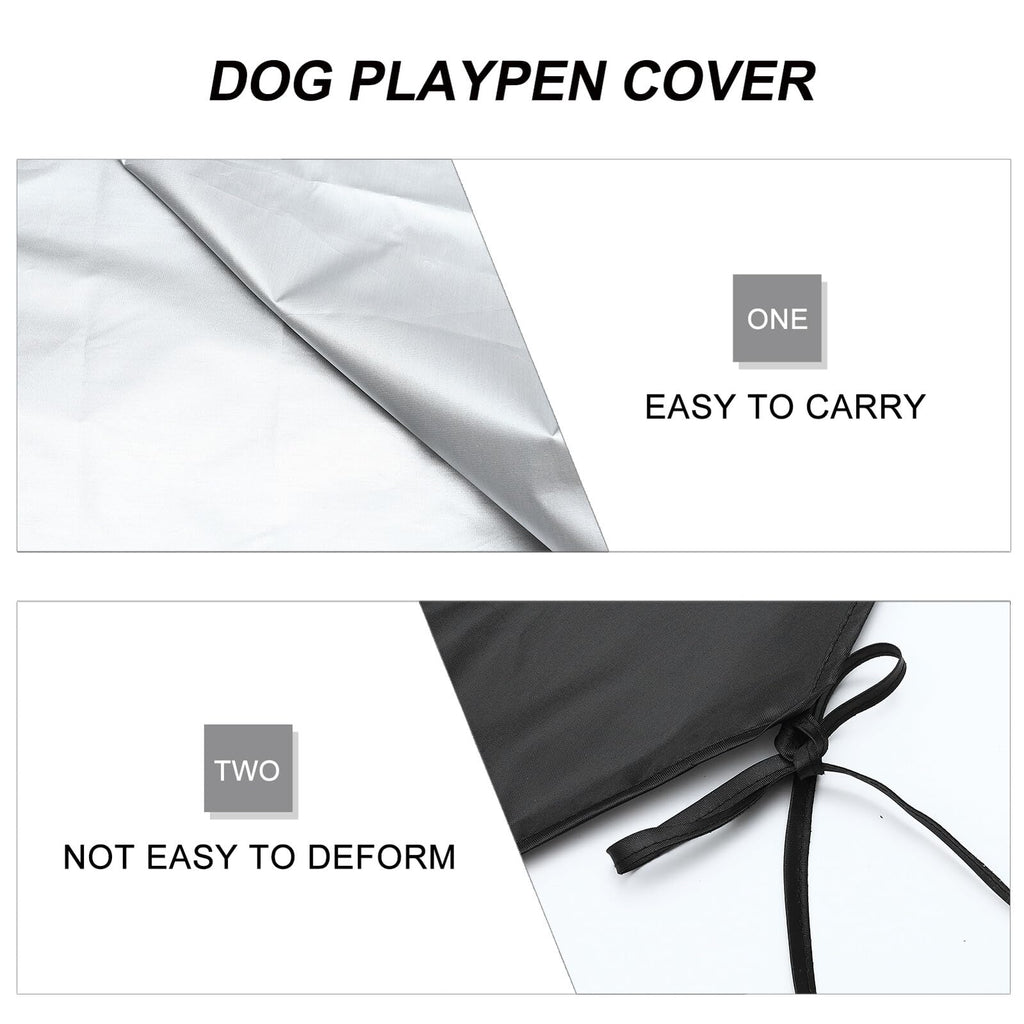 Heavy Duty Oxford Dog Playpen Cover Q417291