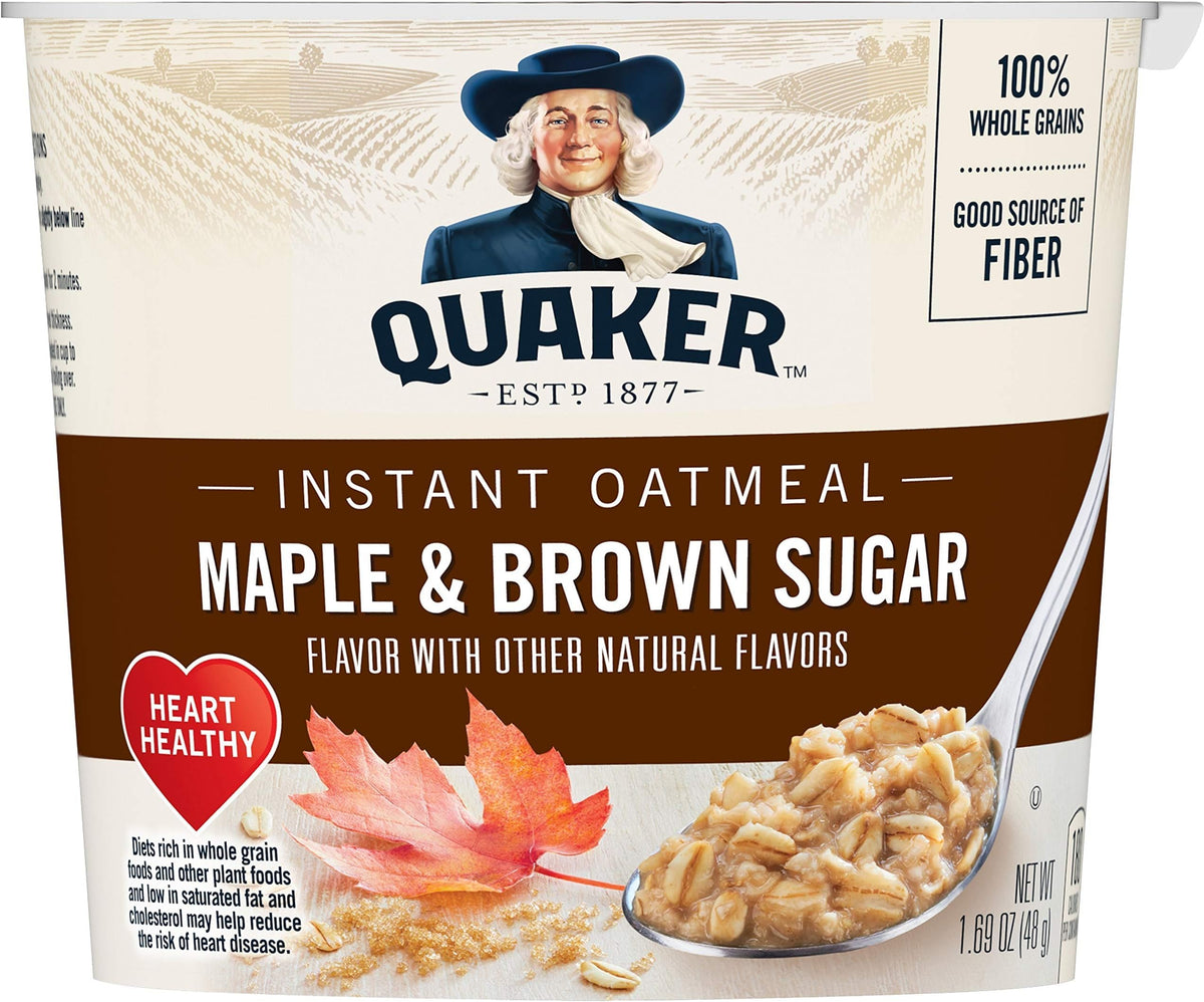 Instant Oatmeal Maple Brown Sugar 1.69 Oz Pack of 5 J3967