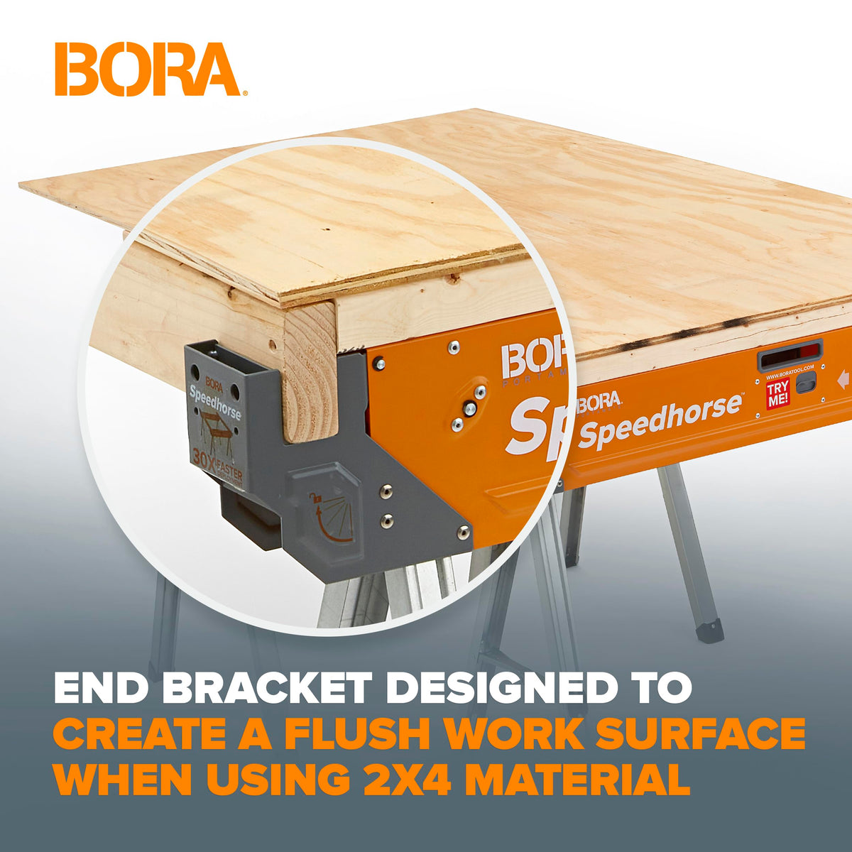 2 Pack Folding Heavy Duty Metal Sawhorse Z325419