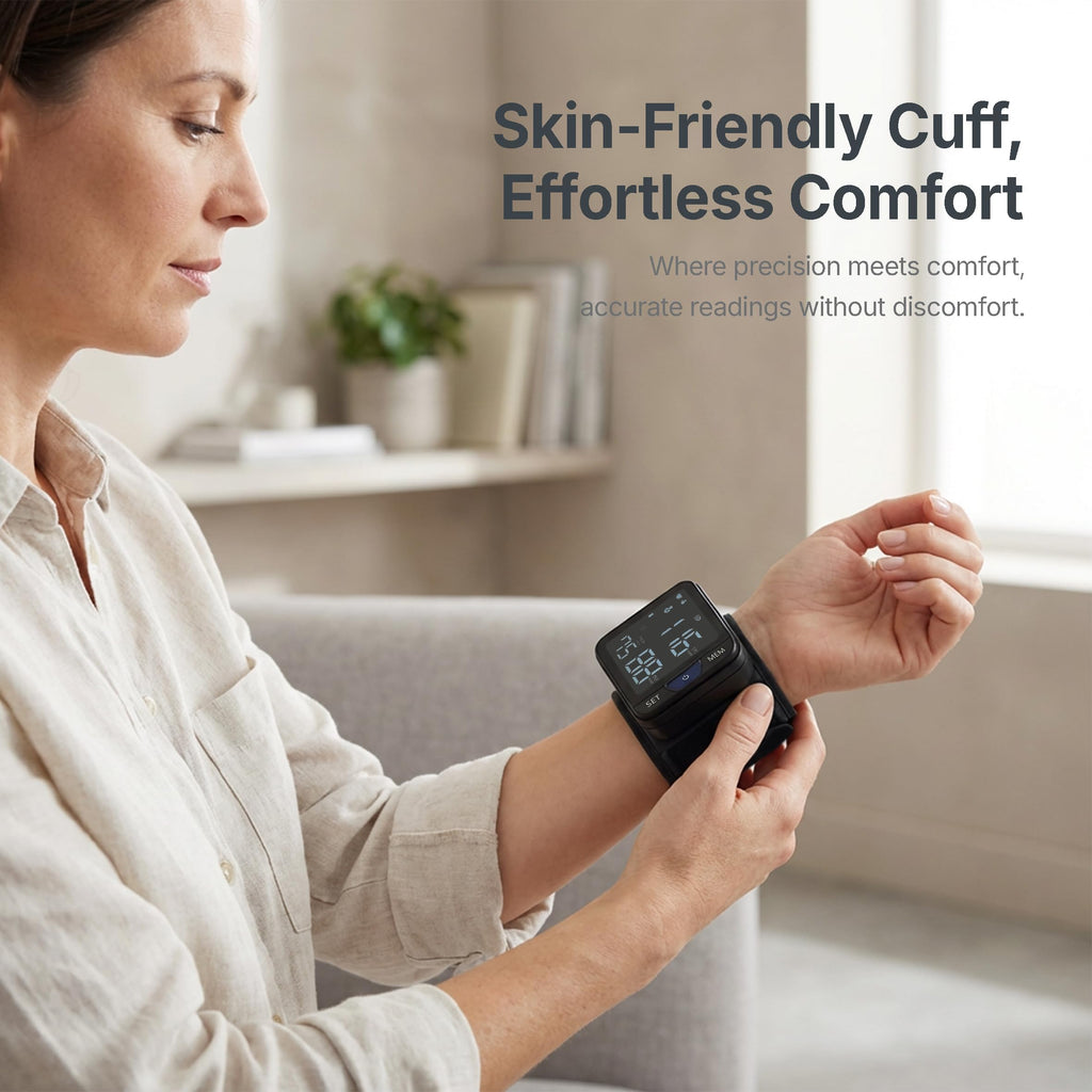 Wrist Blood Pressure Monitor with Voice Broadcast, 240 Memory for 2 Users W24080