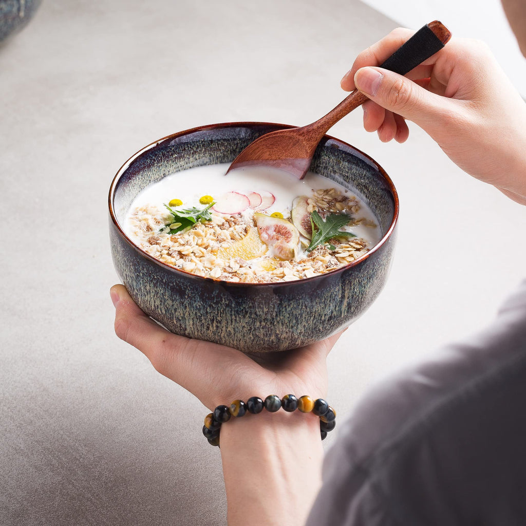 36 Ounce Ceramic Bowl Set of 2 D8264