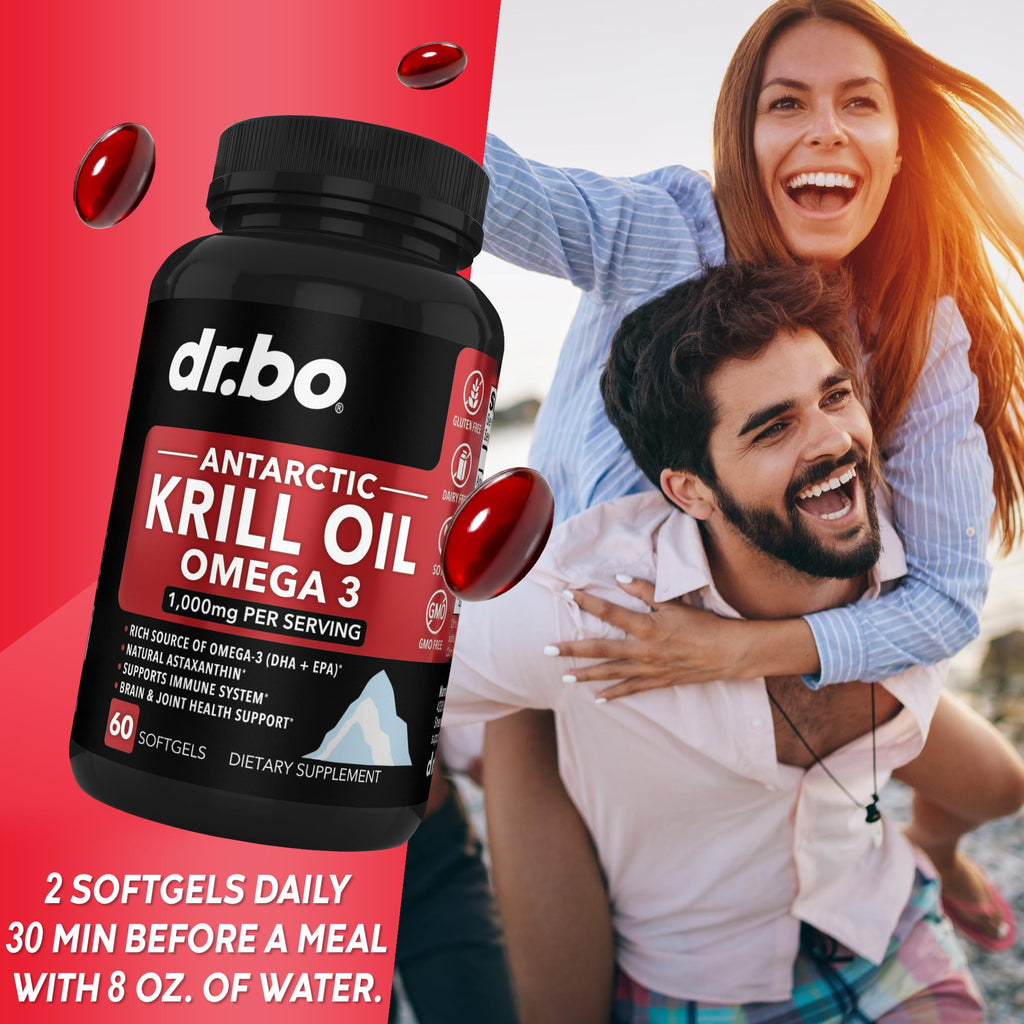 Krill Oil Omega 3 500mg 60 Softgels V195264