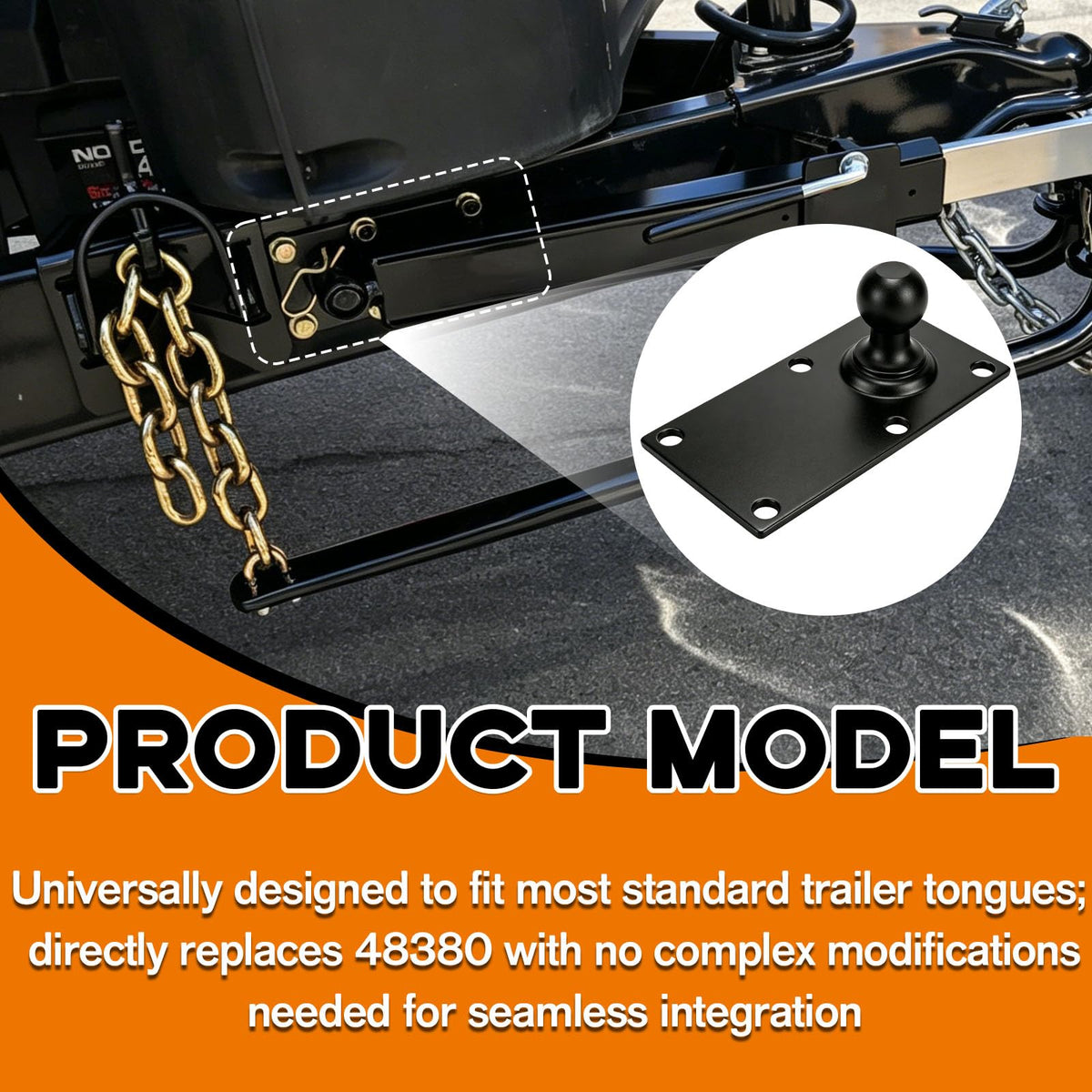 Trailer Sway Control Ball Plate W515