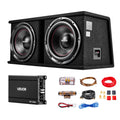Dual 12" Enclosed Powered Subwoofer with Amplifier A191357