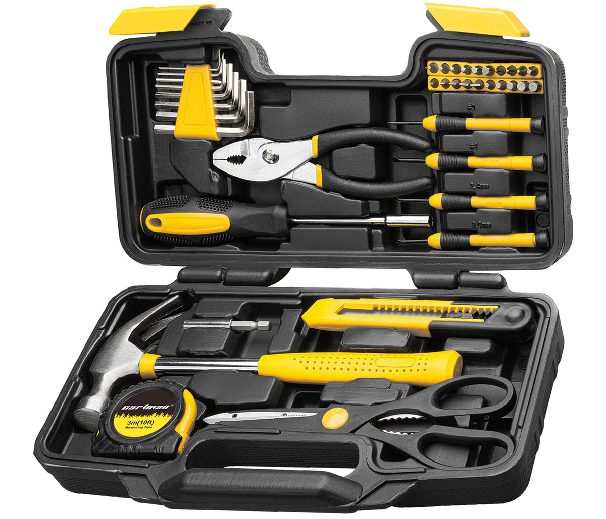 39-Piece Household Tool Set with Storage Case J50527