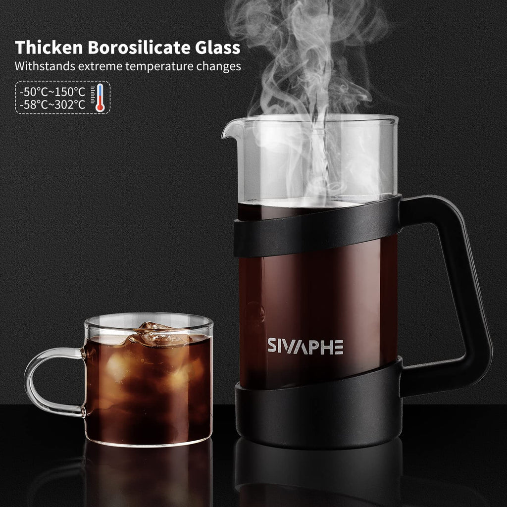Small 12oz French Press Coffee Maker W9733