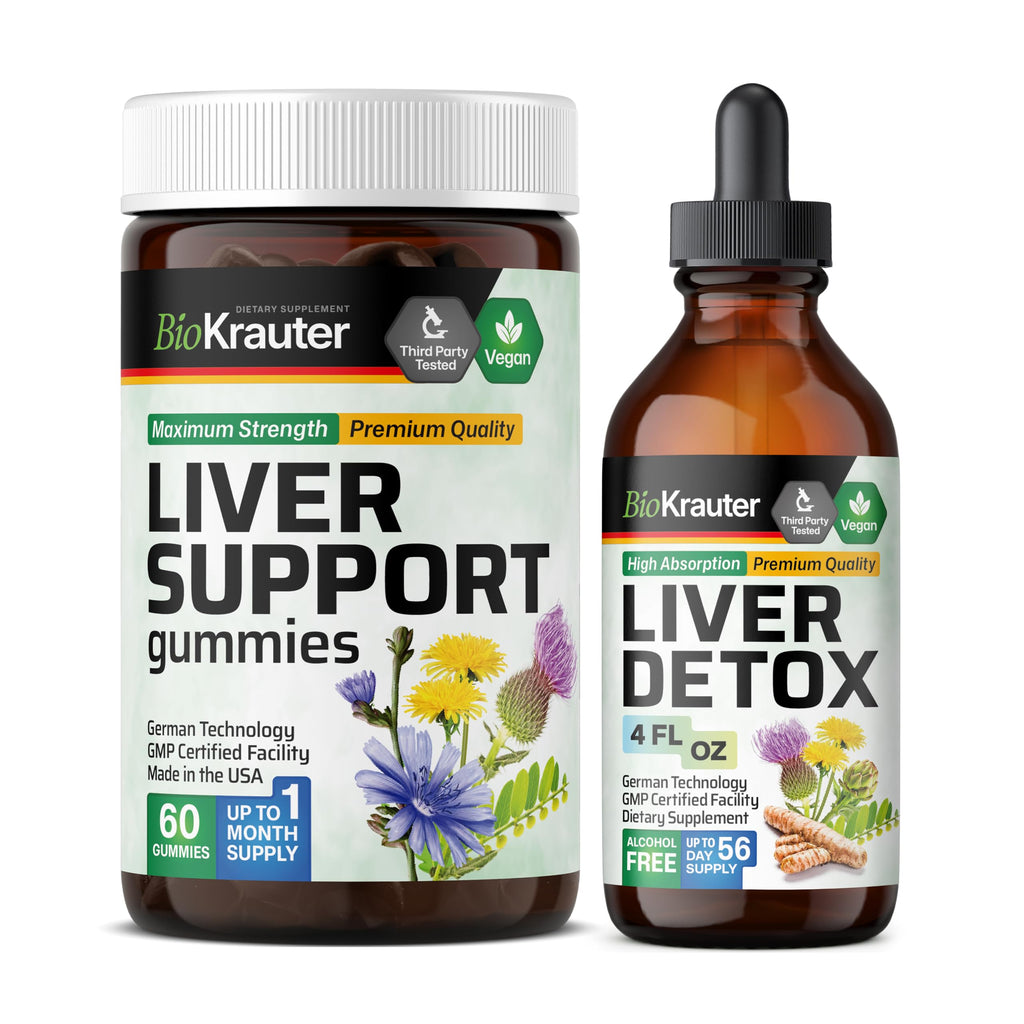 Liver Support 60 Gummies & Liver Detox Tincture 4 Fl. Oz. N431274