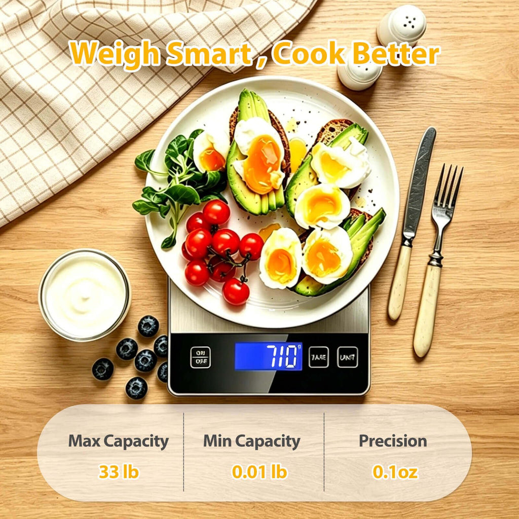 33lb Digital Stainless Steel Food Scale M995