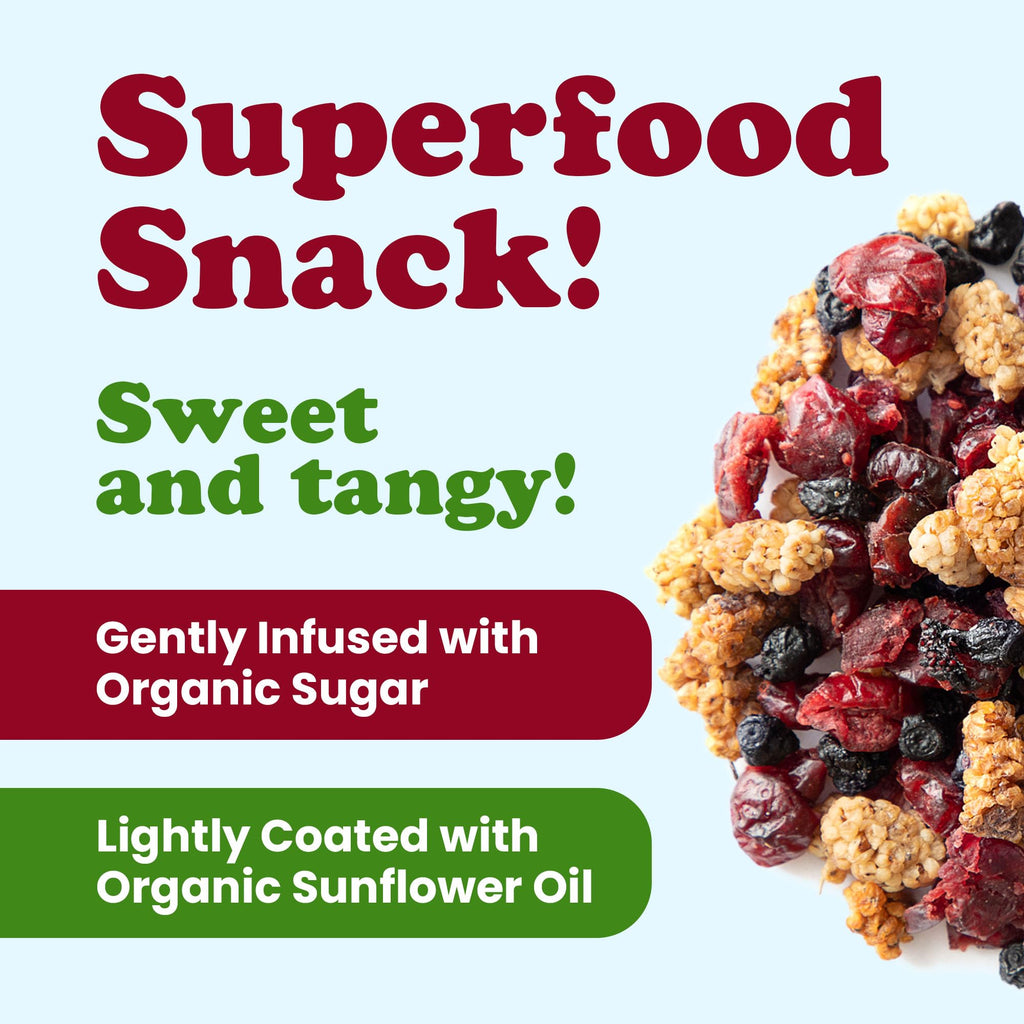 Organic Dried Berries Mix, 8 Ounces W93825