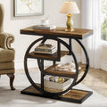 4-Tier Narrow Side Table with Storage Shelves K692343
