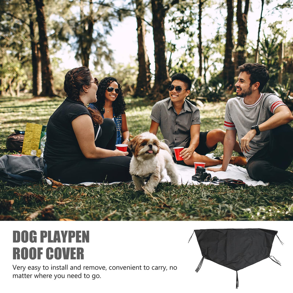 Heavy Duty Oxford Dog Playpen Cover Q417291