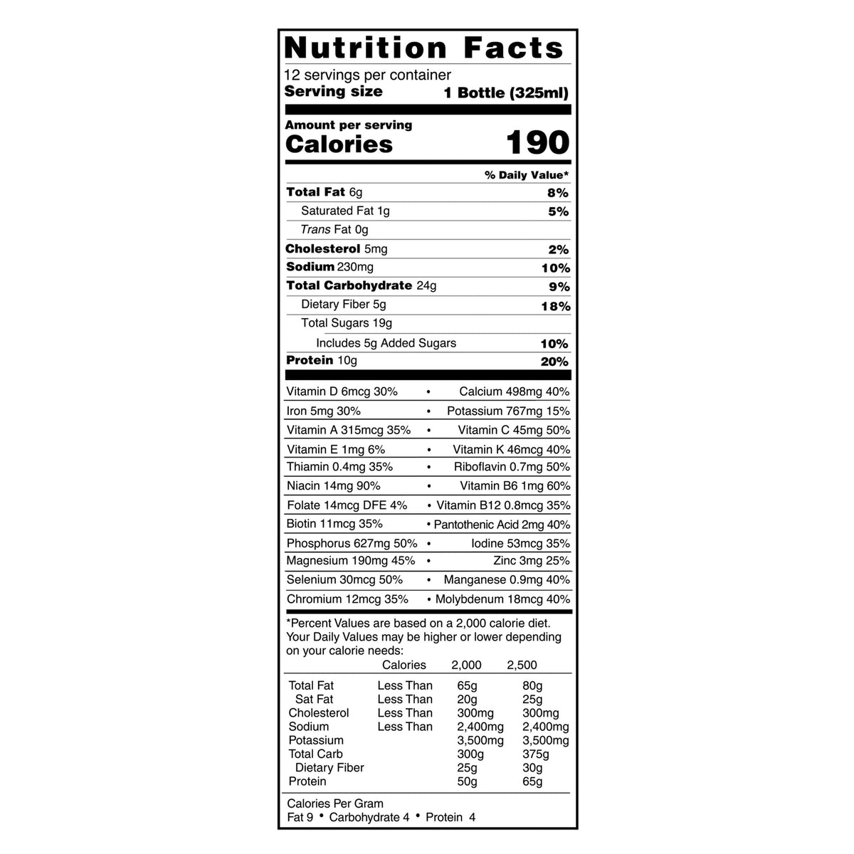 Creamy Milk Chocolate Meal Replacement Shake 11 fl oz 12 Count N88853