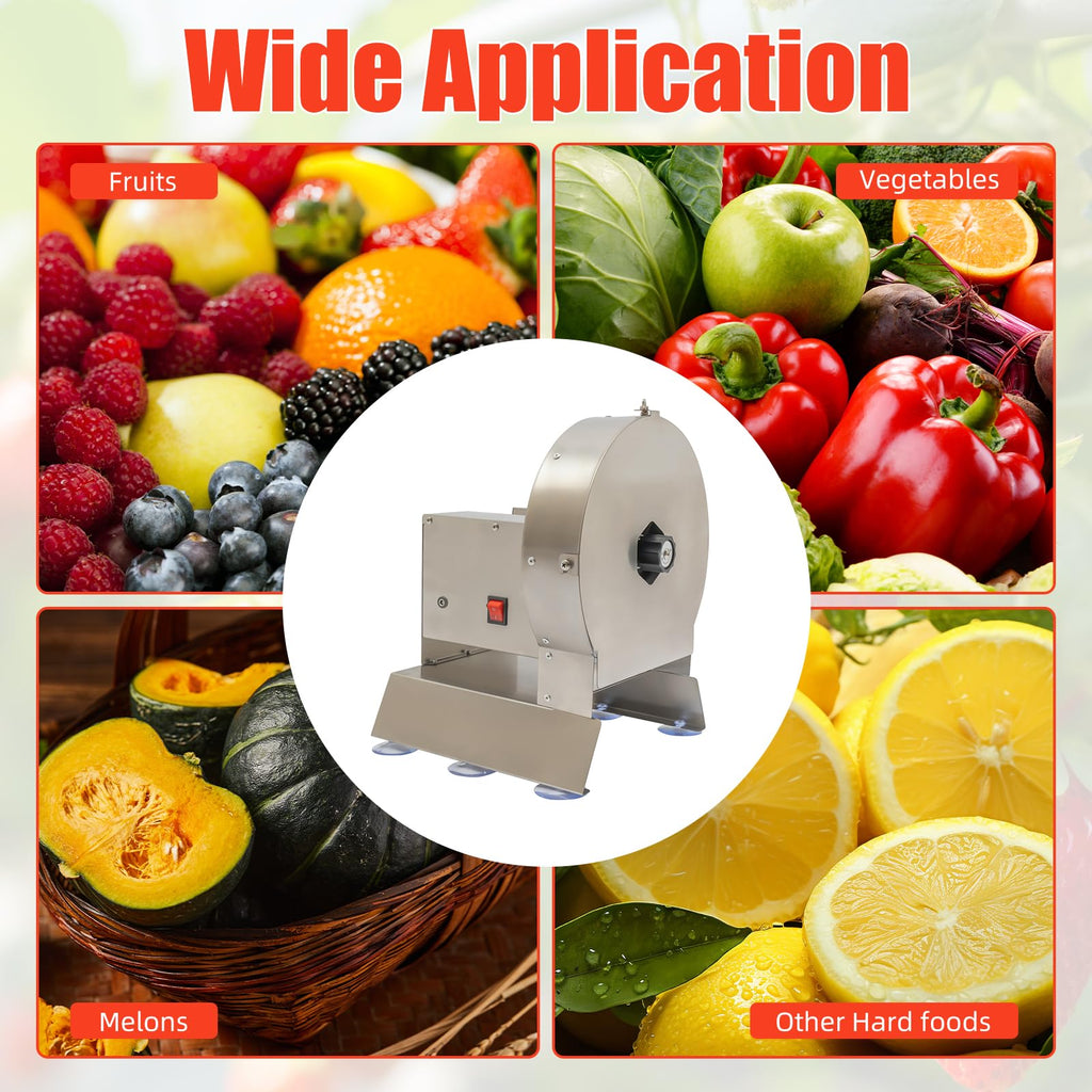 Electric Vegetable Slicer 2 IN 1 0-12mm Thickness Adjustable M858