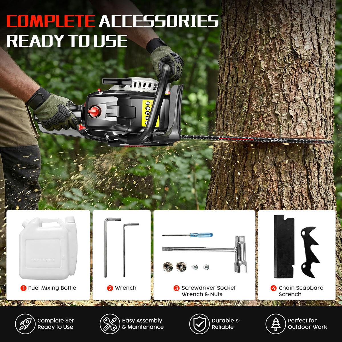 20 & 24 Inch Gas Chainsaw T1031