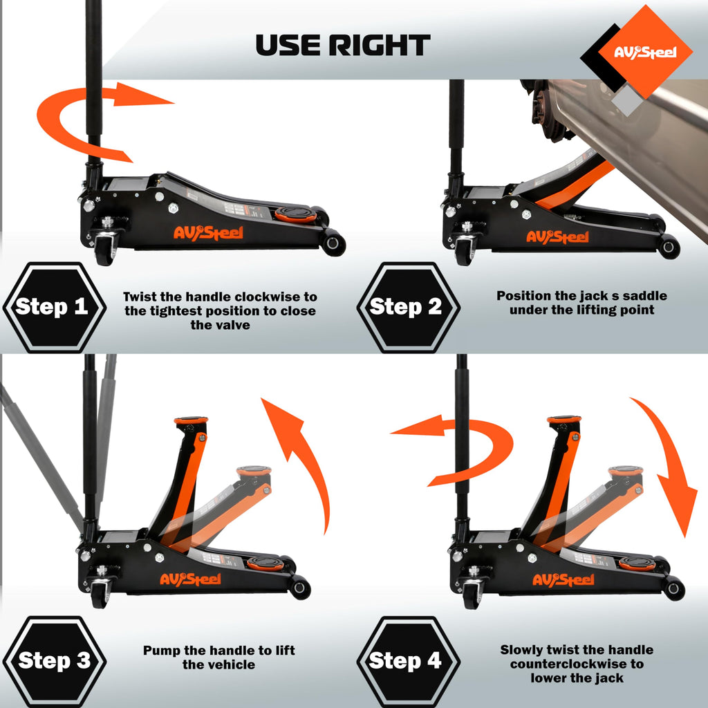 3 Ton Low Profile Hydraulic Floor Jack L787243