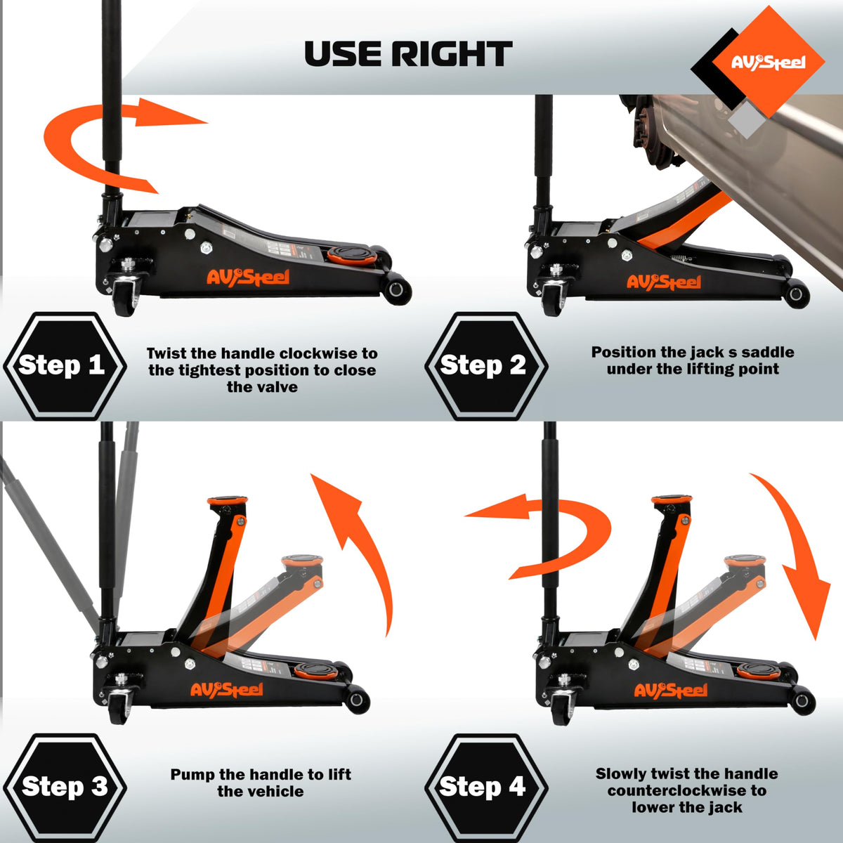 3 Ton Low Profile Hydraulic Floor Jack L787243