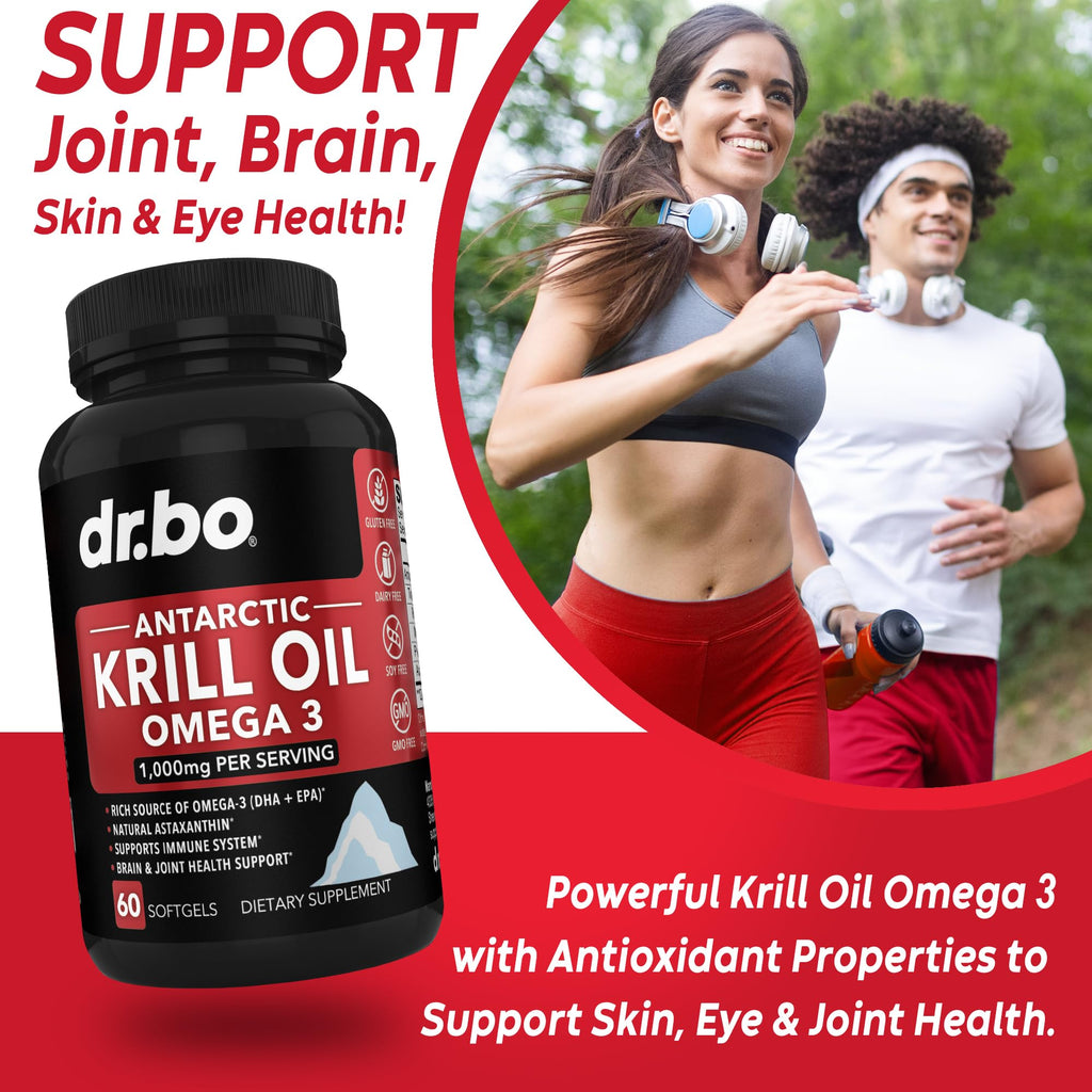 Krill Oil Omega 3 500mg 60 Softgels V195264