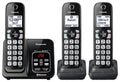 Expandable Cordless Phone System with Answering Machine, 3 Handsets F362
