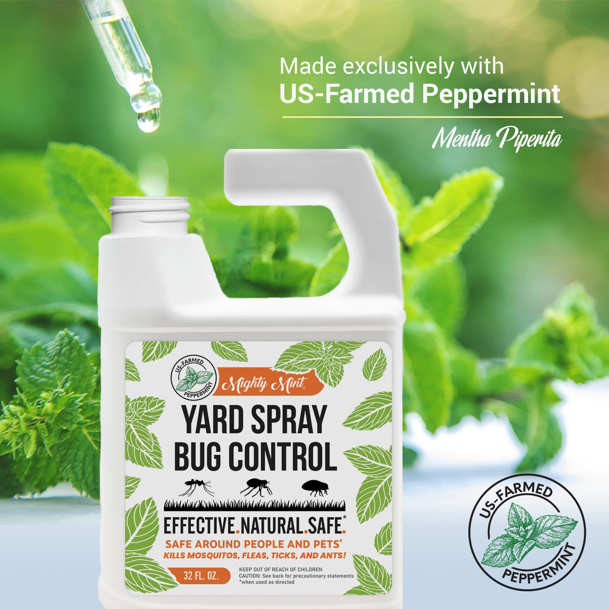 Peppermint Oil Lawn & Yard Bug Control Spray 32 oz Pack of 2 C229